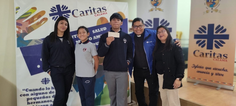 Entregan valioso aporte a Caritas Calama por Campaña Cuaresma de Fraternidad