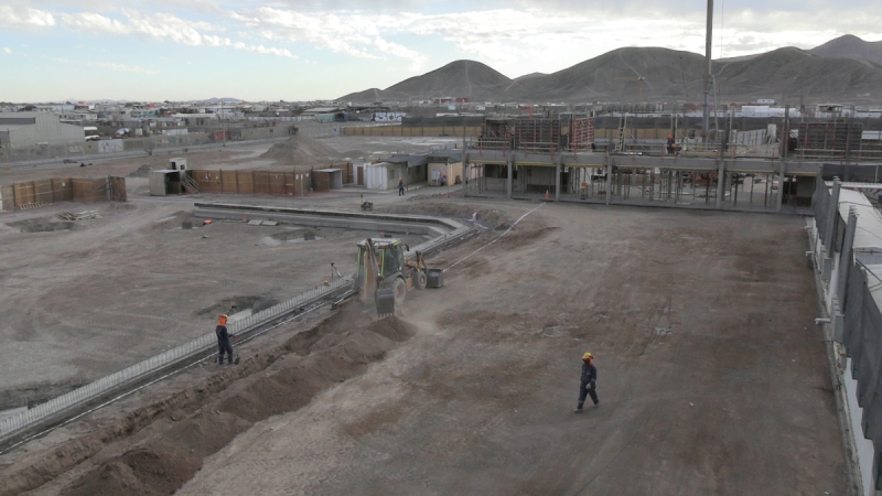 Avanza a pasos agigantados construcción de la etapa 6.1 del Colegio Don Bosco Calama